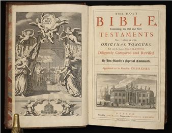 Holy Bible, King James, FOLIO, 1727 - Richard Ware