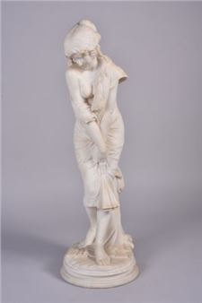 Alfred LENOIR (1850-1920). &quot;Jeune femme à - Alfred Lenoir