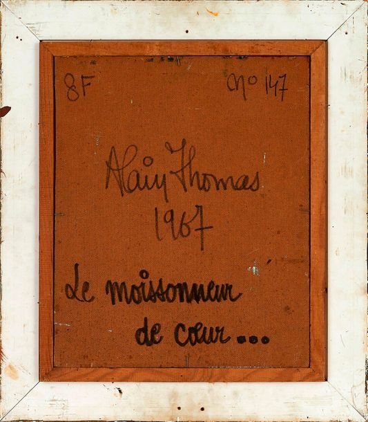 Artwork by Alain Thomas, Alain THOMAS (1942, Made of oil on isorel