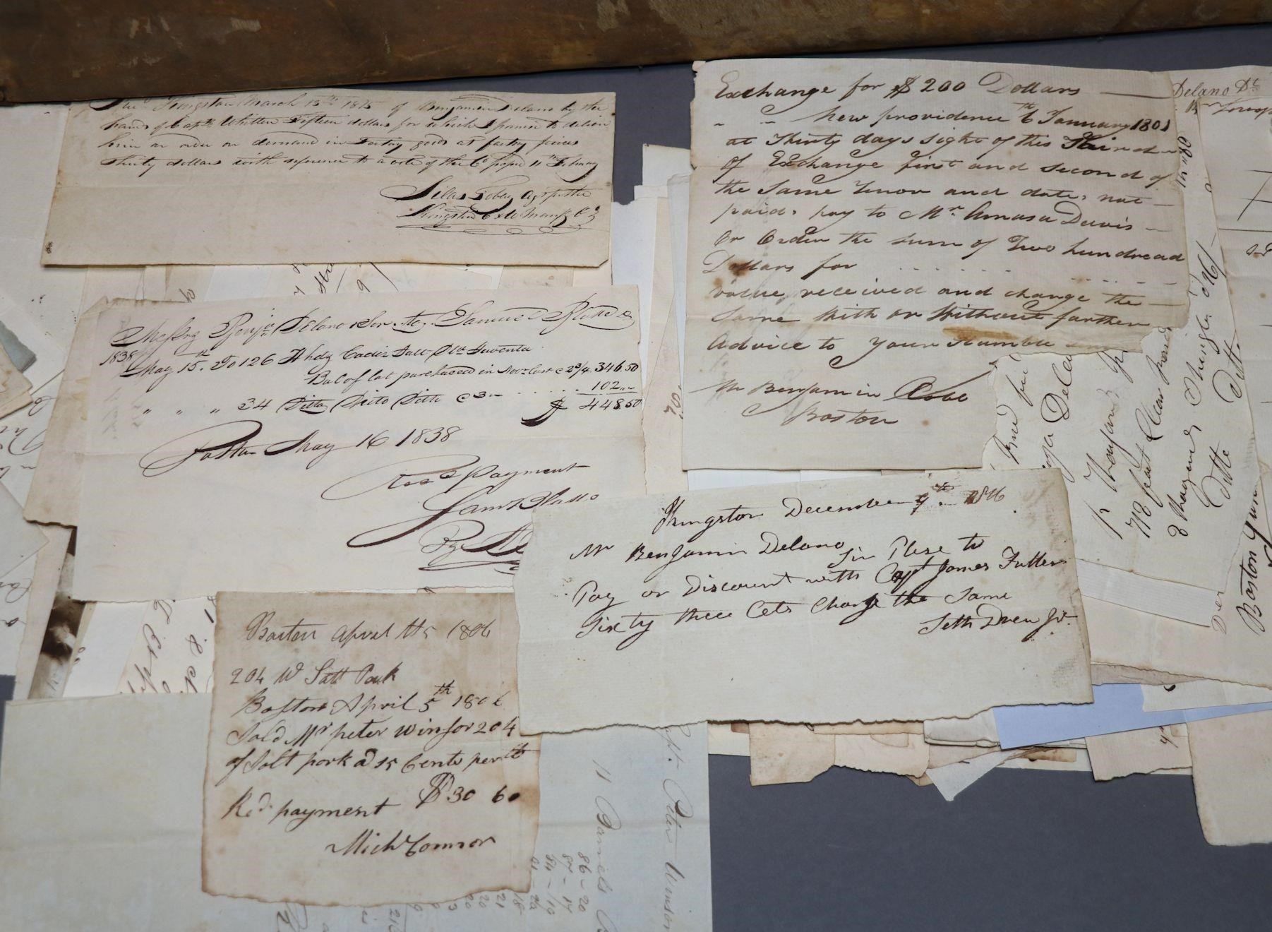 Artwork by John Howe, American Shipping, Delano Archive and Trunk, Made of leather