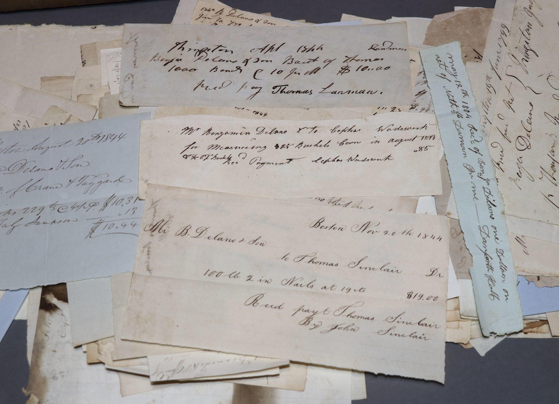 Artwork by John Howe, American Shipping, Delano Archive and Trunk, Made of leather