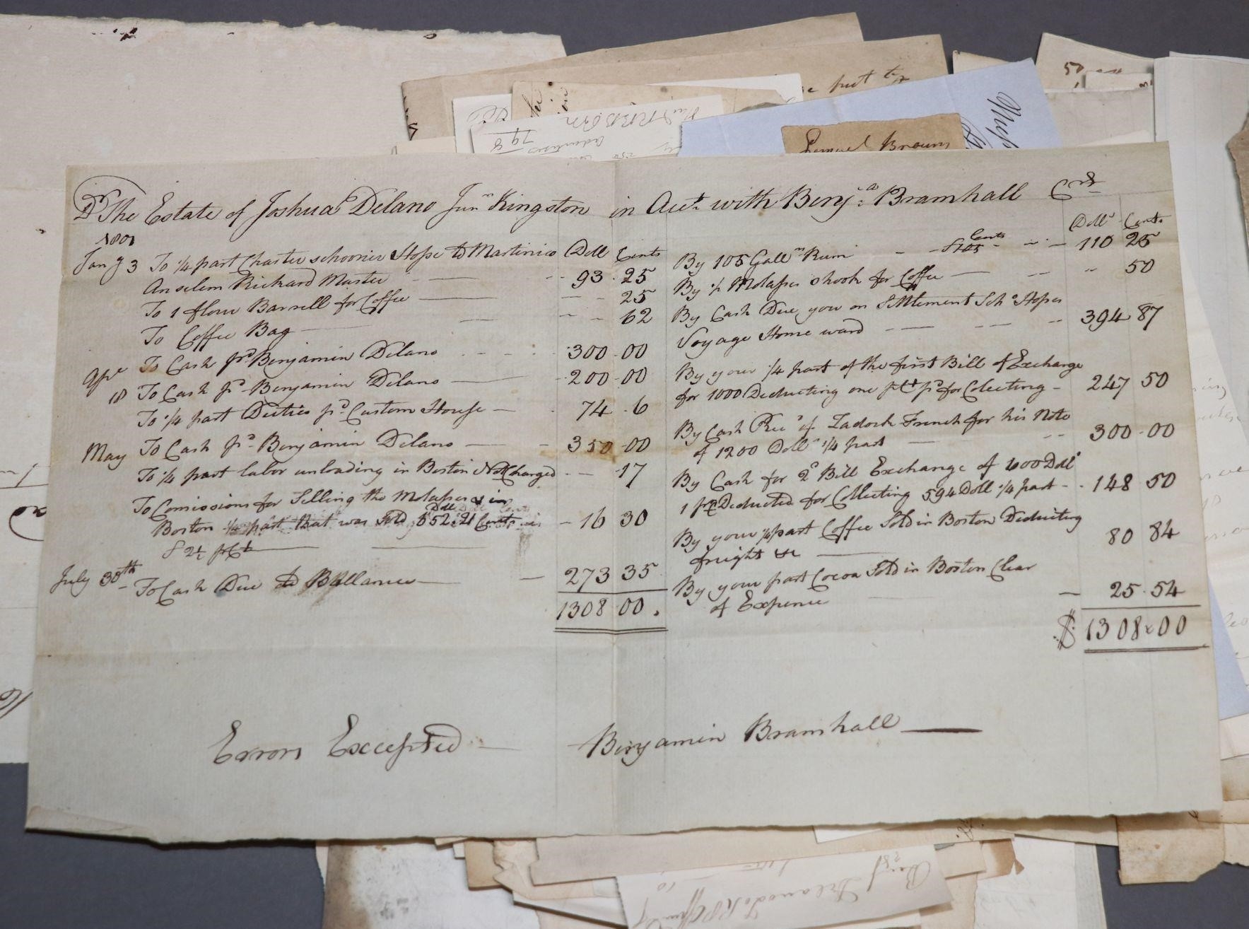 Artwork by John Howe, American Shipping, Delano Archive and Trunk, Made of leather