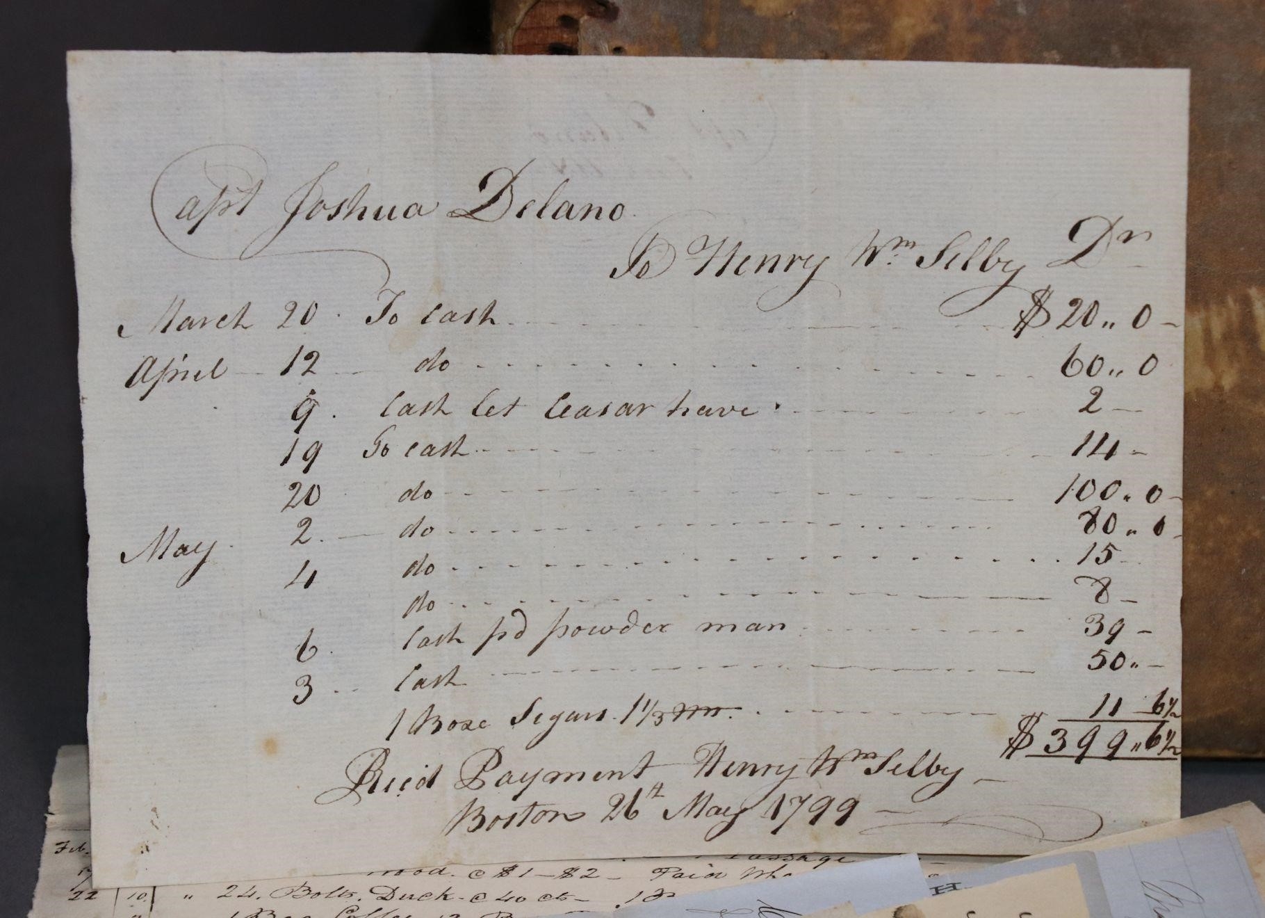 Artwork by John Howe, American Shipping, Delano Archive and Trunk, Made of leather