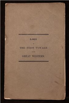 Maritime] First Voyage, SS Great Western - John Taylor