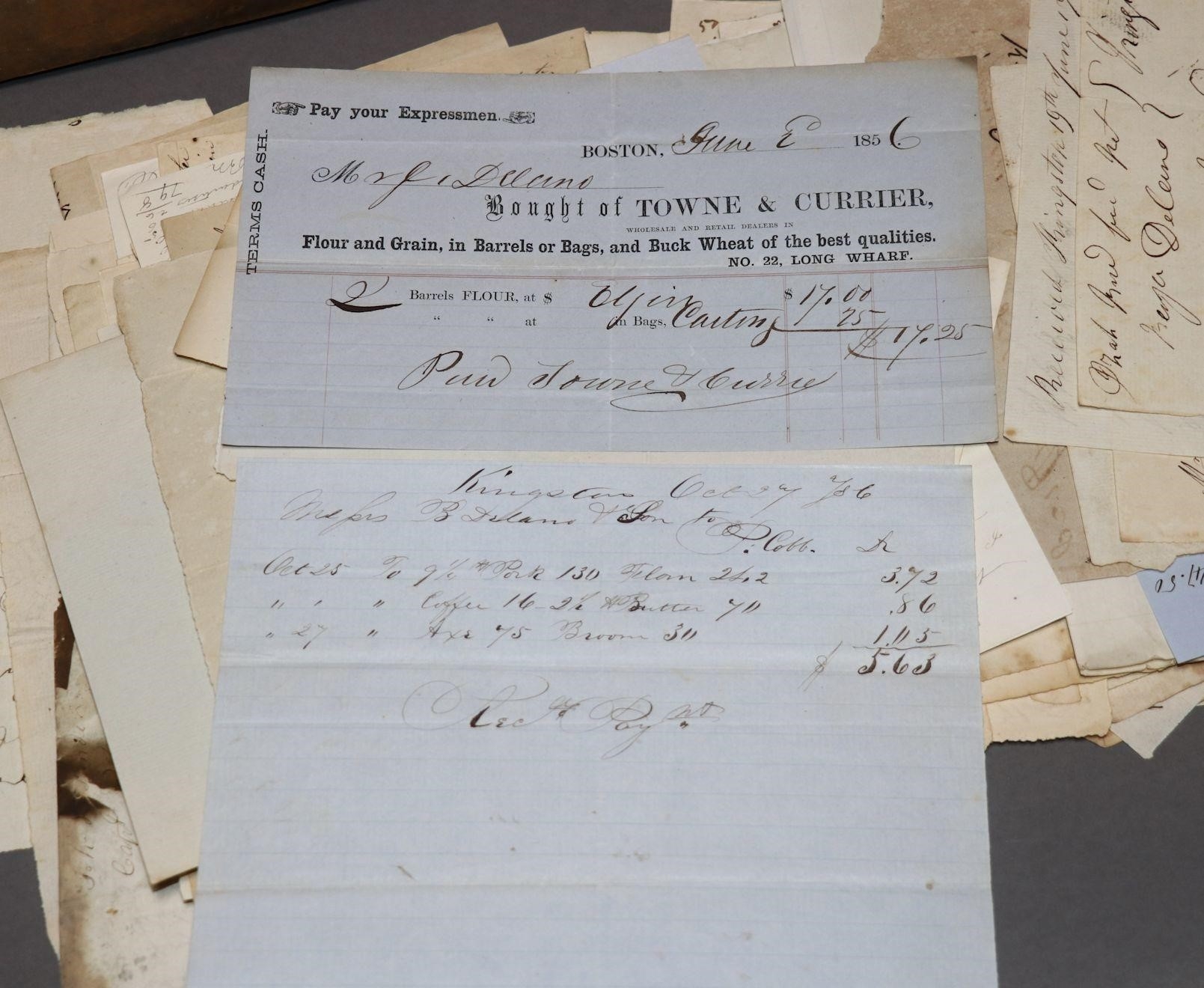 Artwork by John Howe, American Shipping, Delano Archive and Trunk, Made of leather