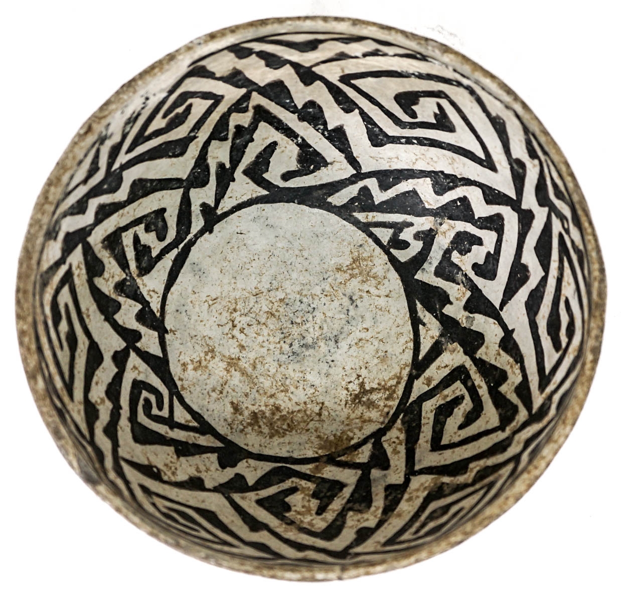 Artwork by Francis H. Harlow, Pottery Bowl-Flagstaff 1150 A.D. Francis H. Harlow, Made of process