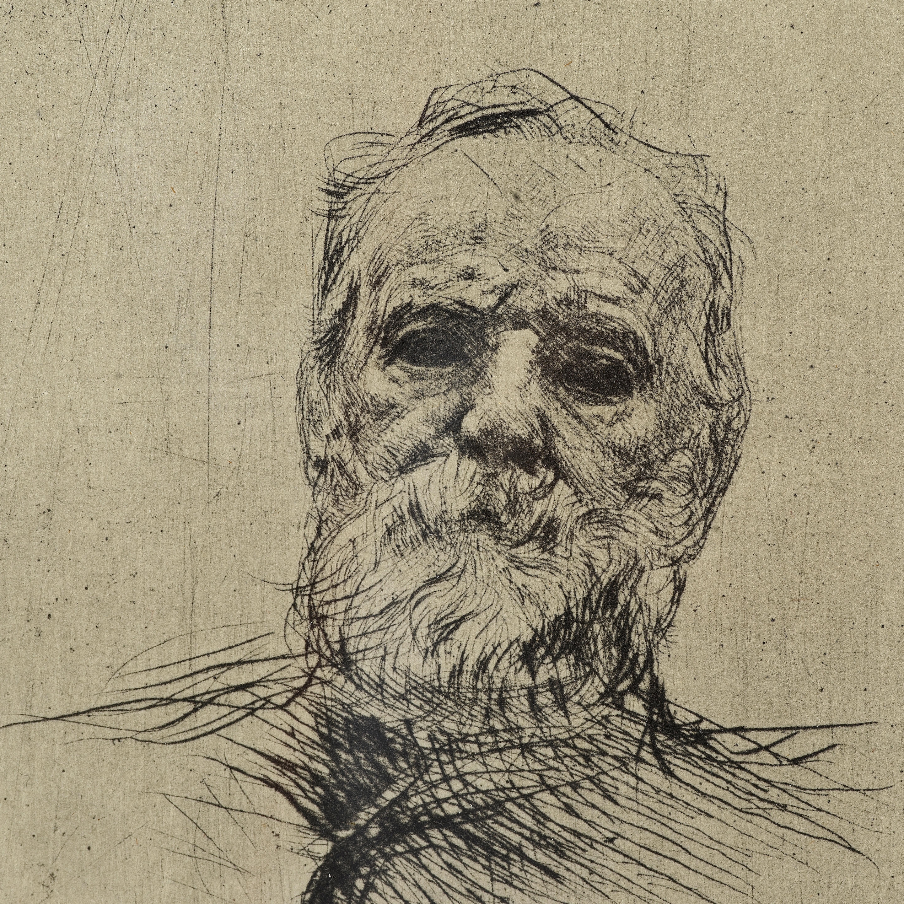 Auguste Rodin | Victor Hugo de Face, 1886 (1886) | MutualArt