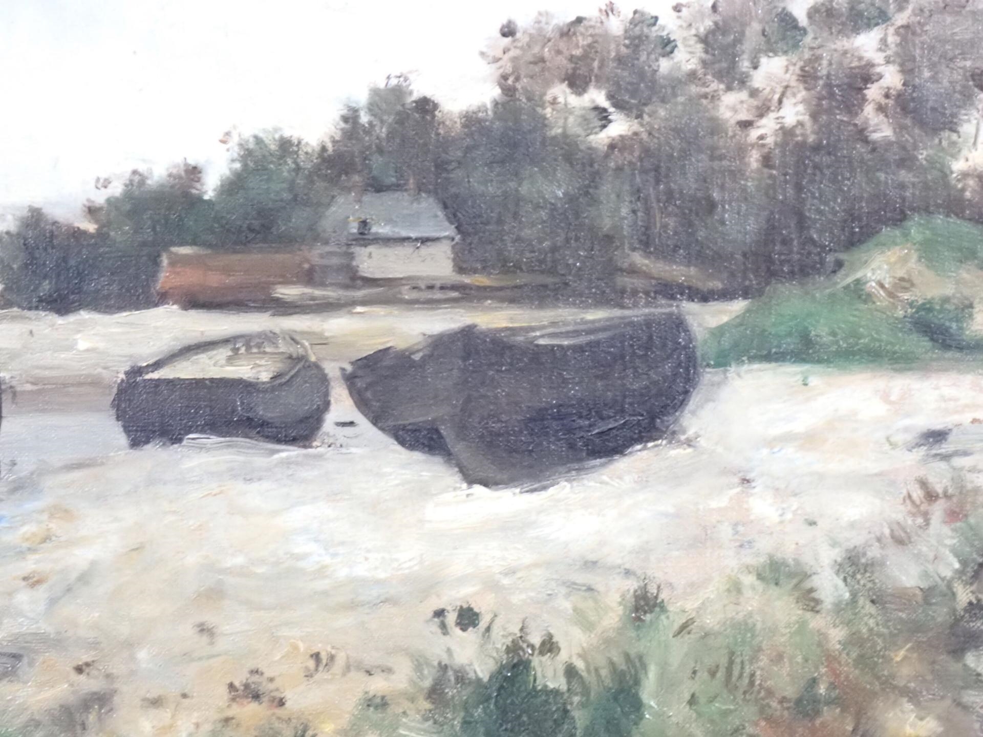 Artwork by Jean Baptiste Antoine Guillemet, Bord de mer, Made of Oil on canvas