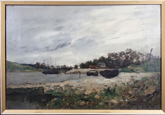 Bord de mer by Jean Baptiste Antoine Guillemet