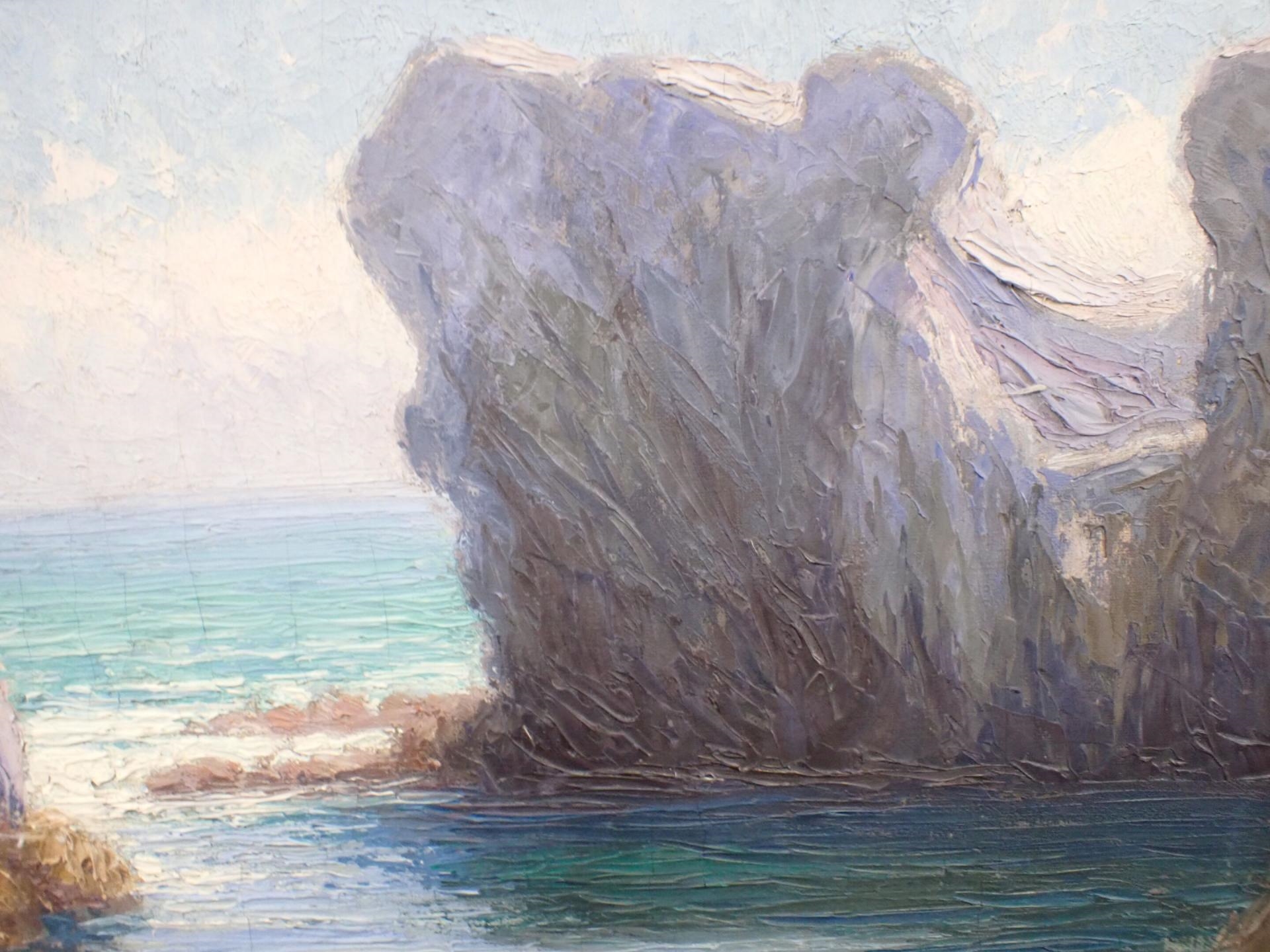 Mary Mercier | Rochers en bord de mer | MutualArt