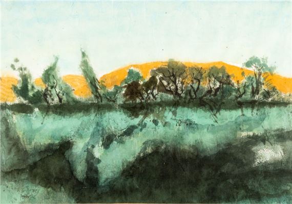 Landscape by Johan Peter Pernath, 75