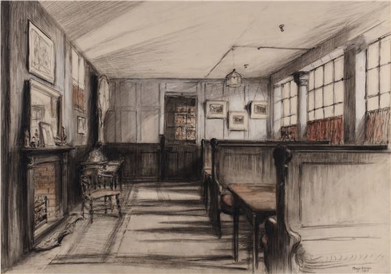 Interior of The George Coaching Inn - Percy Home