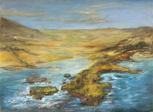 Artwork by Joan Cundall-Allen, Rock Pools, Made of oil on canvas