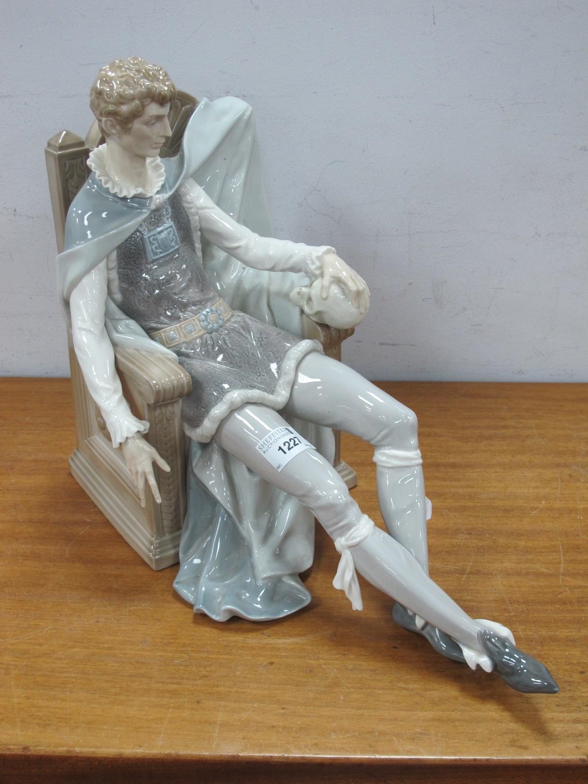 Salvador Furio | Lladro Hamlet and Yorick Porcelain Figurine by ...