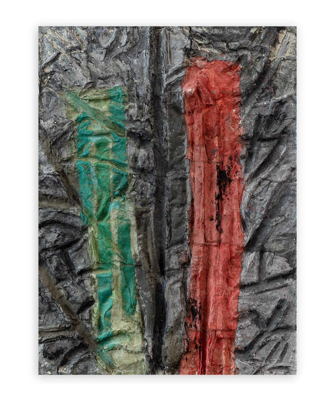 Artwork by Franco Tripodi, Senza titolo (polittico di 4 elementi, Made of olio