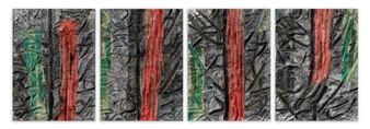 Senza titolo (polittico di 4 elementi - Franco Tripodi