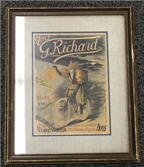 Cycles G. Richard Colored Print - G. Richard