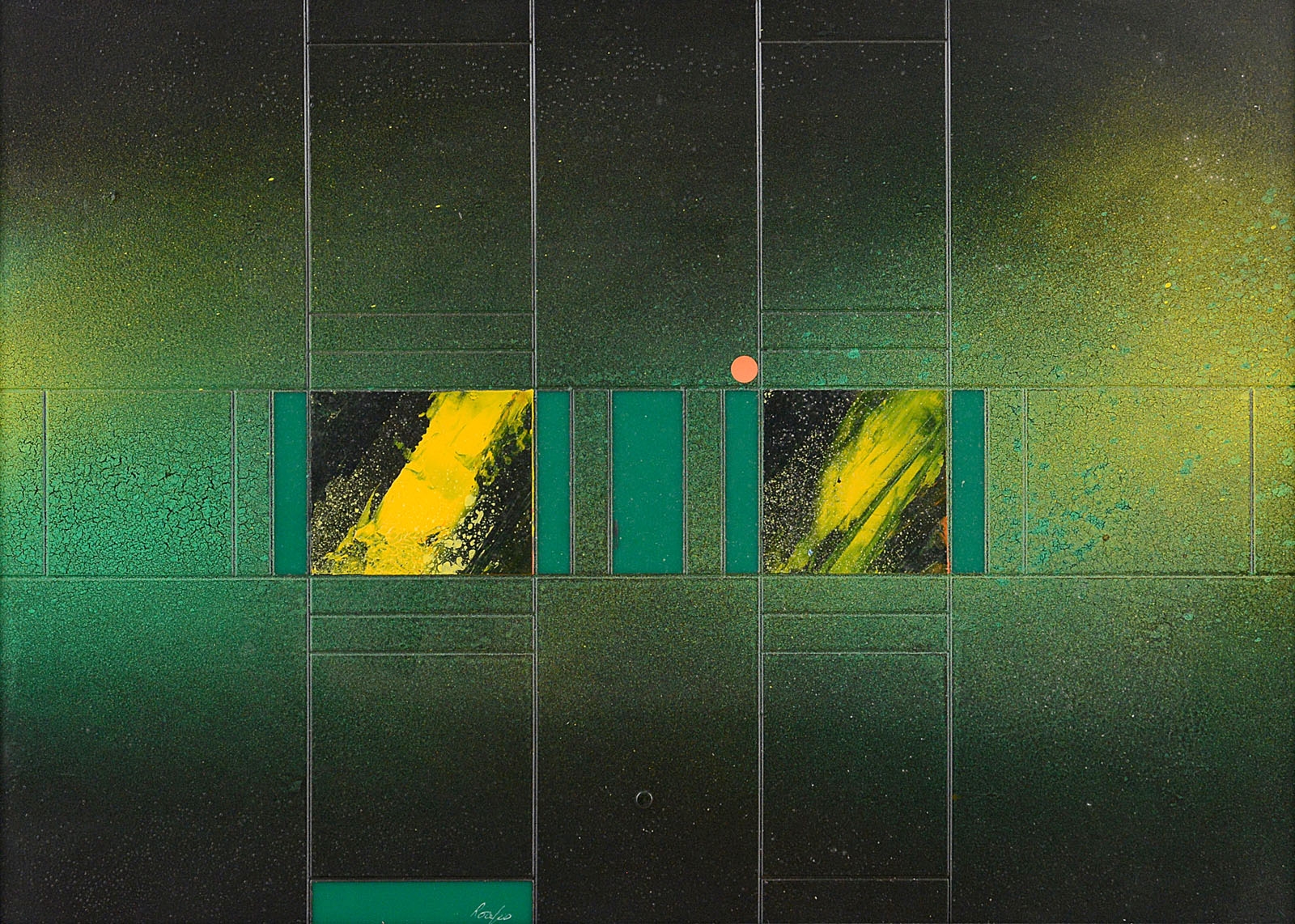 Artwork by Maurizio Roasio, Untitled, Made of mixed media on board and Plexiglas