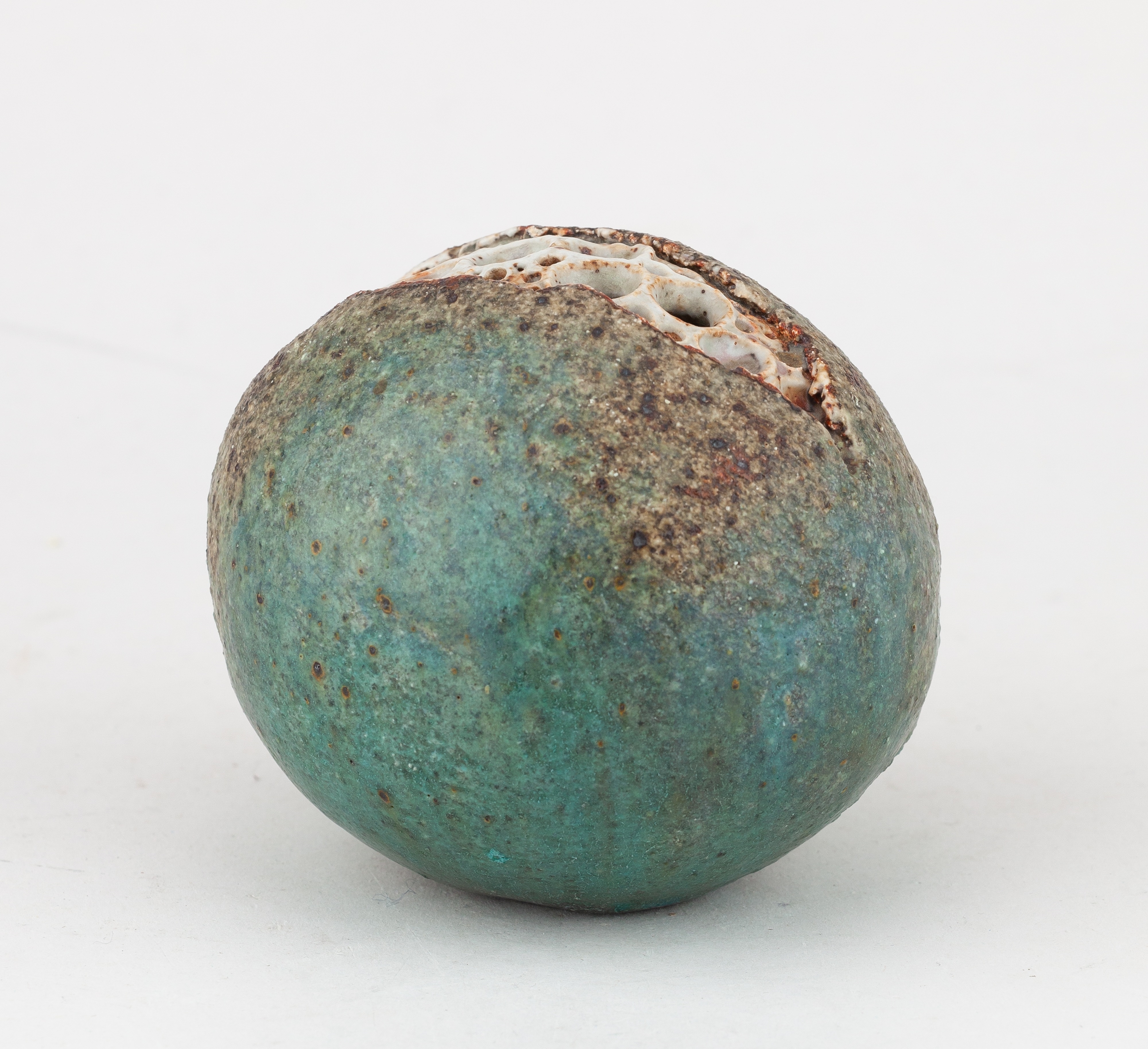 Alan Wallwork | ALAN WALLWORK (1931-2019); a small stoneware split ...