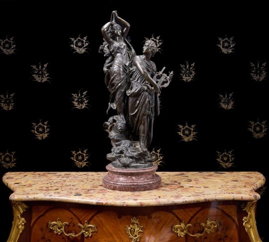 Artwork by Huzel, ORPHEUS AND EURYDICE, Made of BRONZE