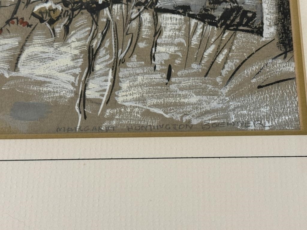 Artwork by Margaret Huntington Boehner, Margaret Huntington Boehner Watercolor / Gouache, Made of Watercolor