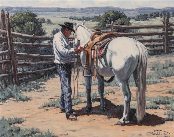 Randy FOLLIS: "Saddling Up by Randy Follis, 2001