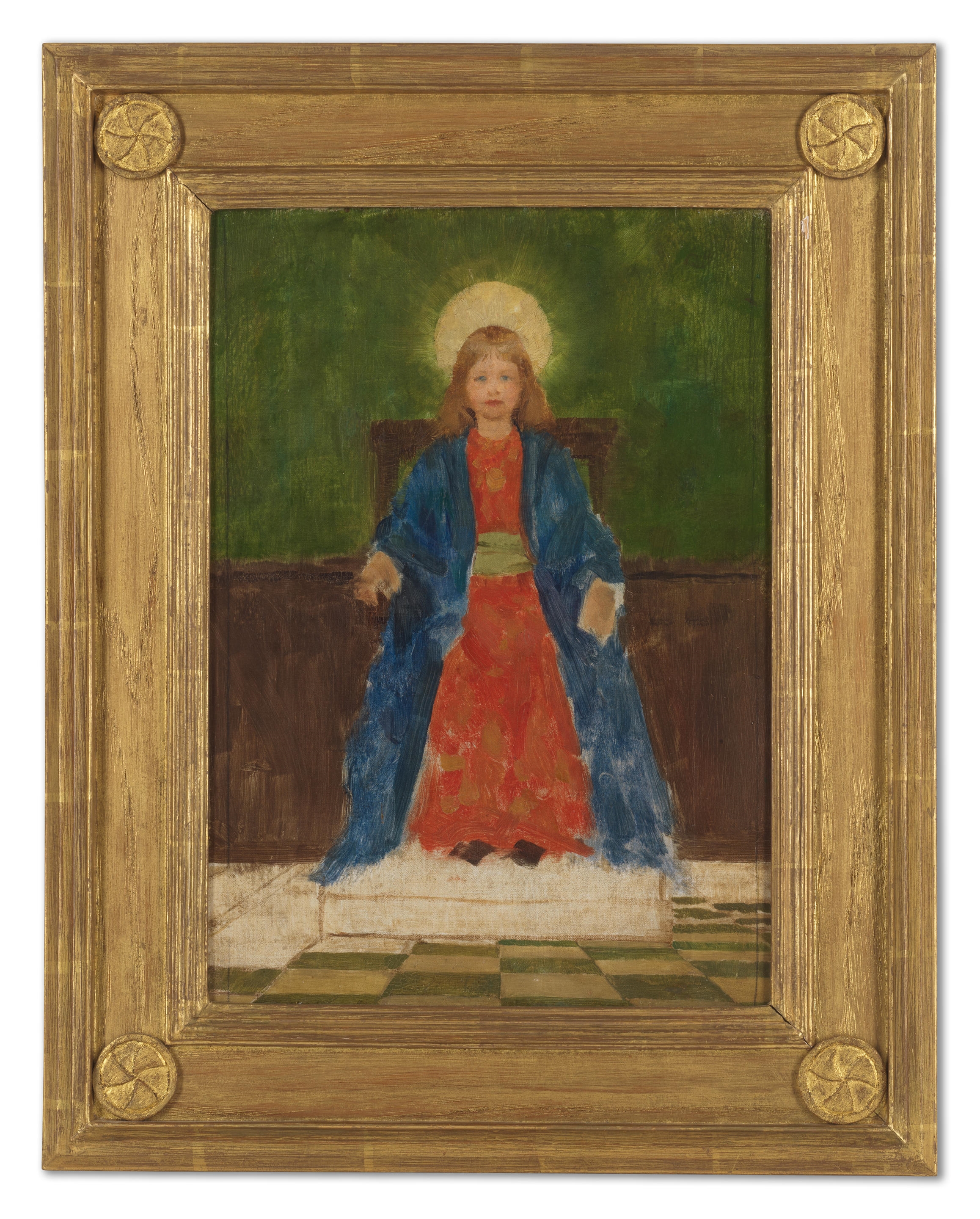 Thomas Cooper Gotch | The Child Enthroned | MutualArt