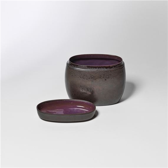 Boîte à couvercle by Claire Debril, 1980s