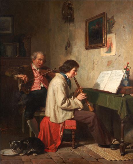 Home Concert by Alexandre-Marie Guillemin