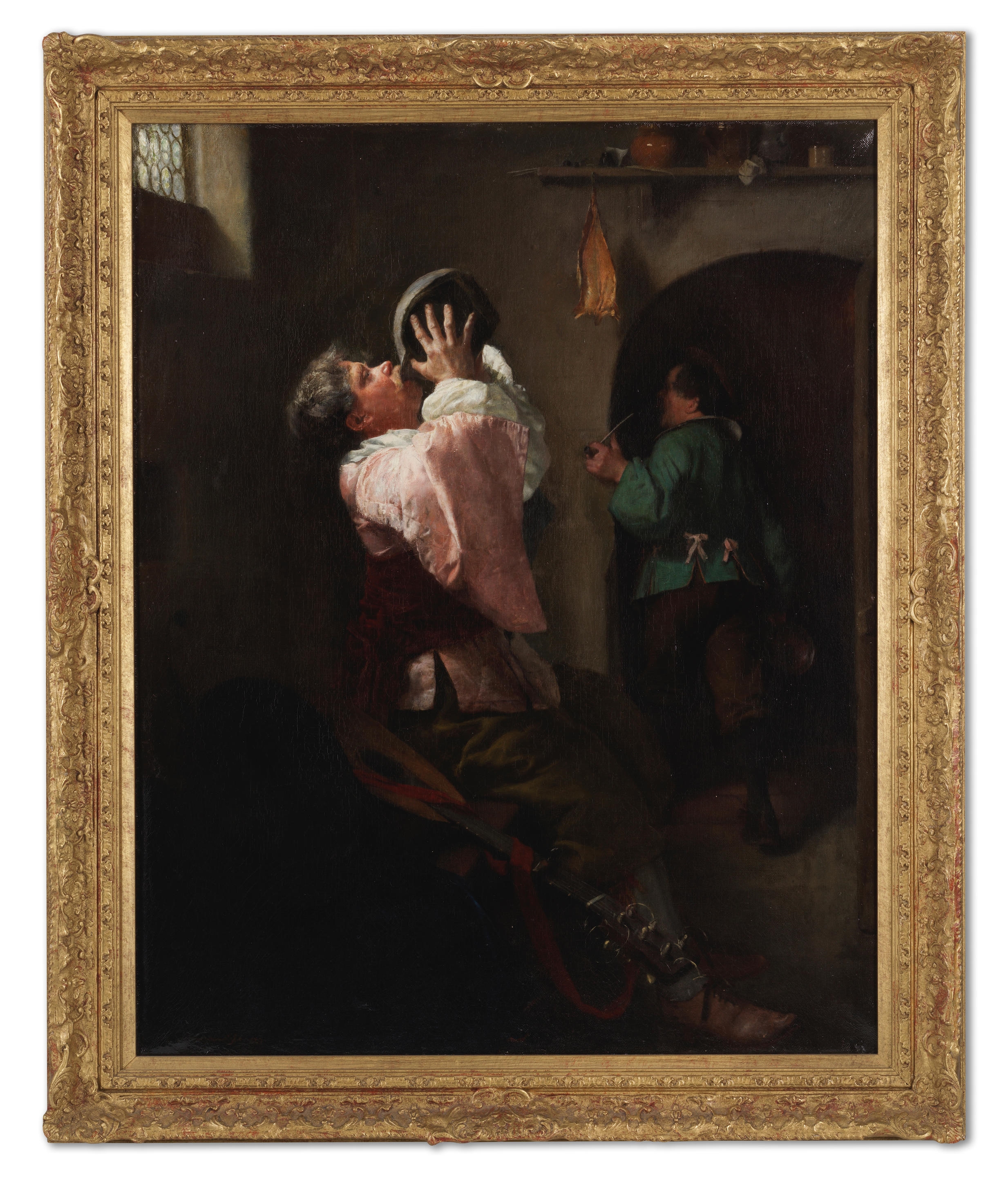 Artwork by William John Wainwright, The drunkard, Made of oil on canvas