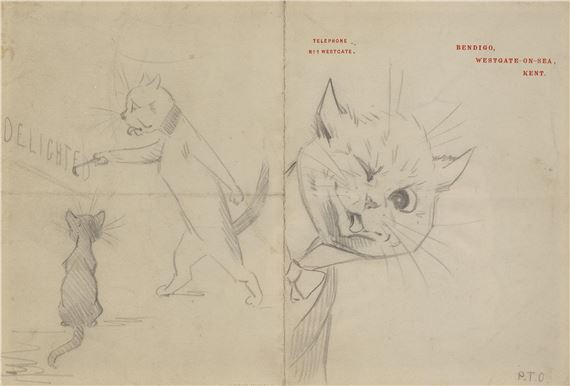 Sunday Night by Louis Wain