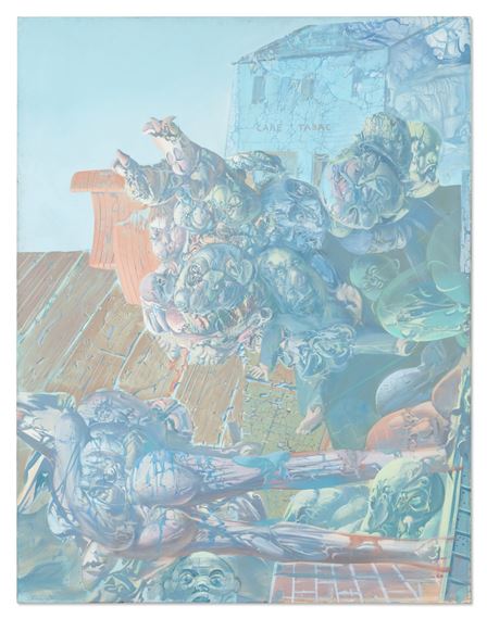 Café Tabac by Miodrag Djuric Dado, Executed in 1970