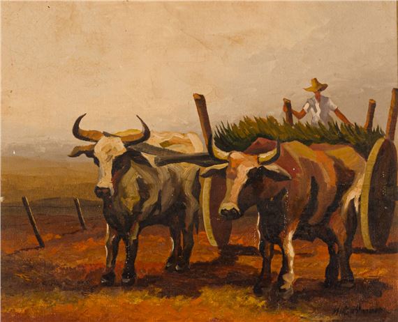 Carro de bois by Milton Mariano da Silva