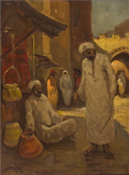 Mercado árabe by Alcides Navajas, 1969