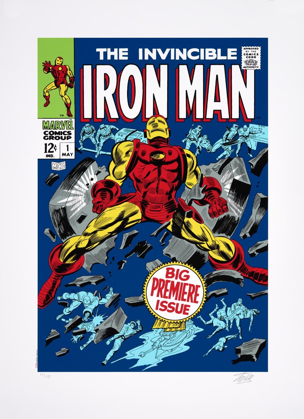 Stan Lee | PORTFOLIO OF 6 ICONIC MARVEL COMICS COVERS (2016) | MutualArt