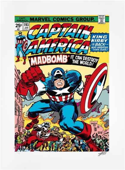 Stan Lee | PORTFOLIO OF 6 ICONIC MARVEL COMICS COVERS (2016) | MutualArt