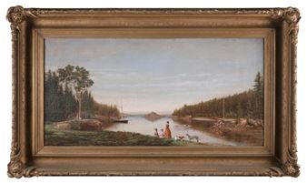 "Diamond Cove, Casco Bay" - John Greenleaf Cloudman