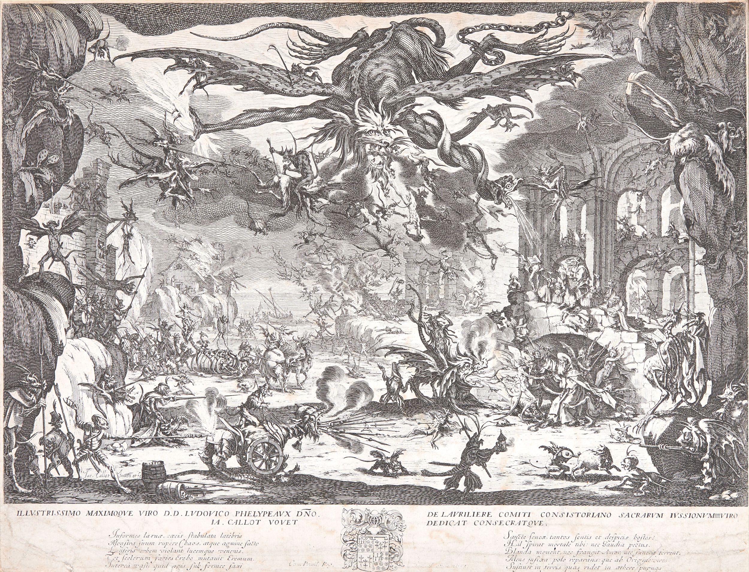 Jacques Callot | Famous engraving by Callot, one of his few large-scale ...