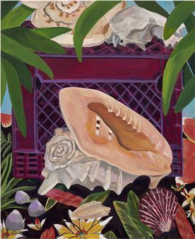 Shell with Purple Crate - Anna Valdez
