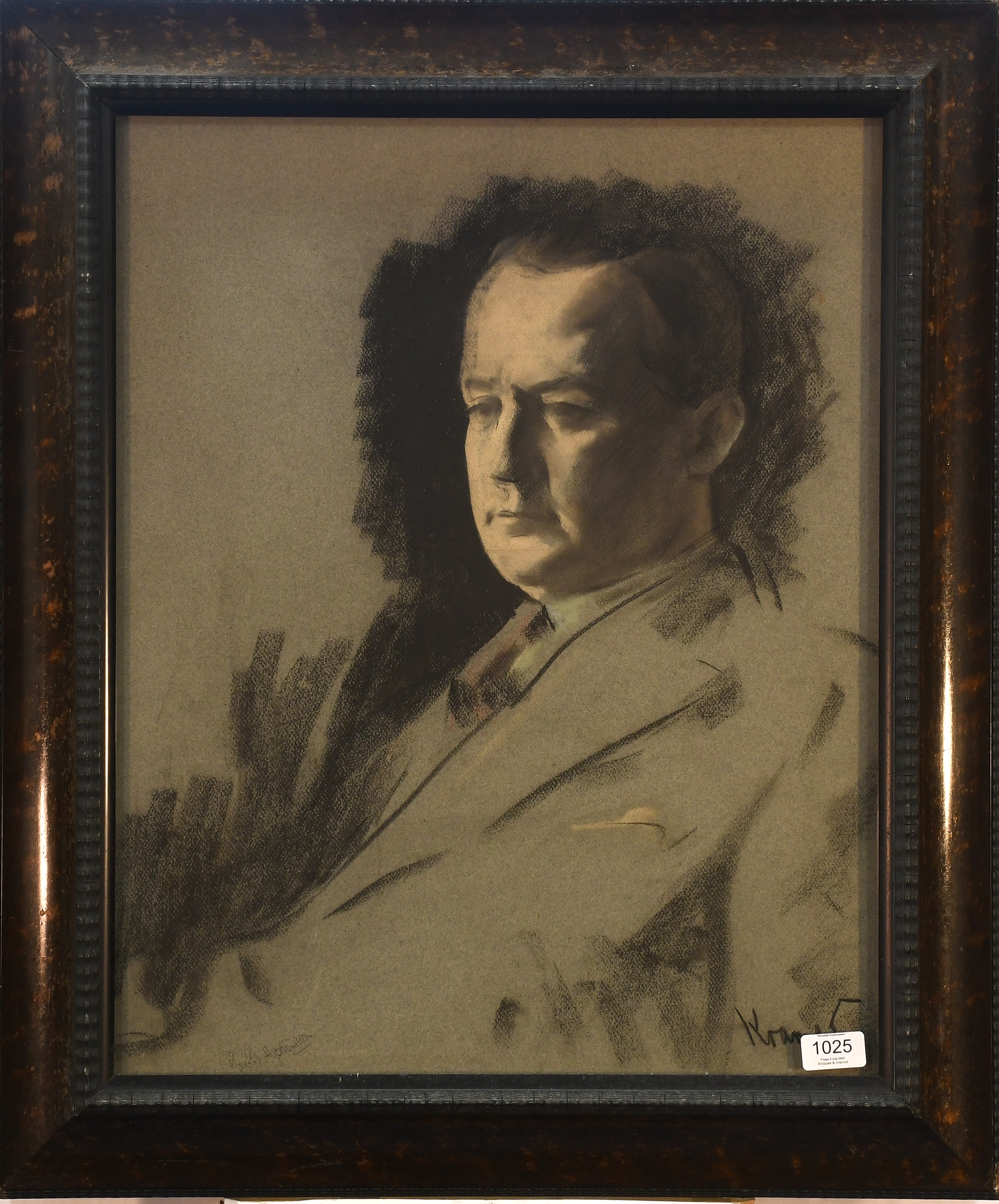 Jacob Kramer | Portrait of George Hopkinson | MutualArt