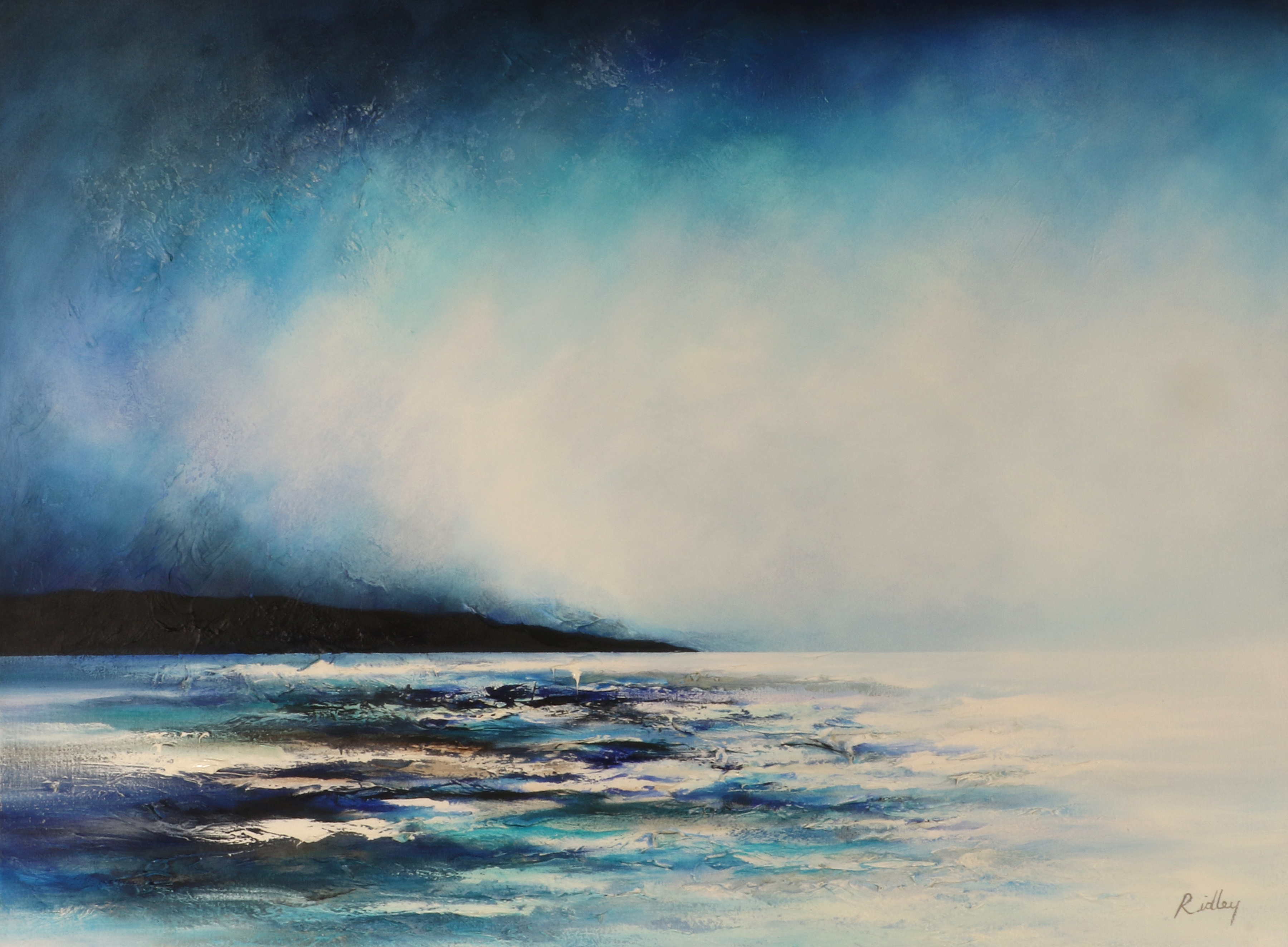 David Ridley | David Ridley (Contemporary) White Mist Signed, signed ...