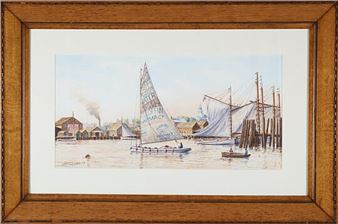 Nantucket Harbor Sailing - John Hutchinson