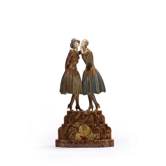 D H Chiparus, ル・スクレ（Le Secret） Demétre H. Chiparus | Le Secret, circa 1925 (ca. 1925) | MutualArt