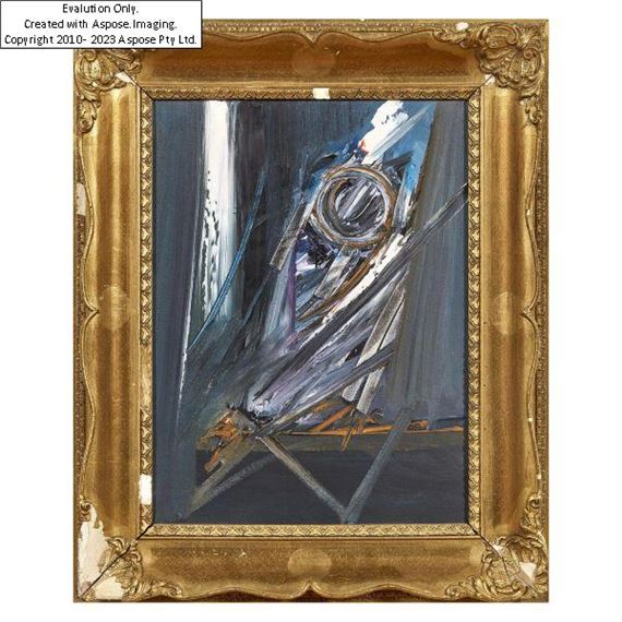 Figura viola e lilla by Piero Ruggeri, 1971