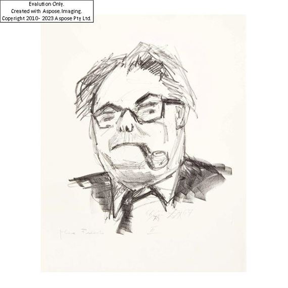 Max Frisch II by Otto Dix, 1967