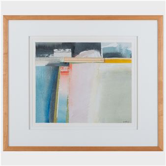 New Haven Harbor; Sand Point; and Granite Bay (Diptych - Eugene Healy