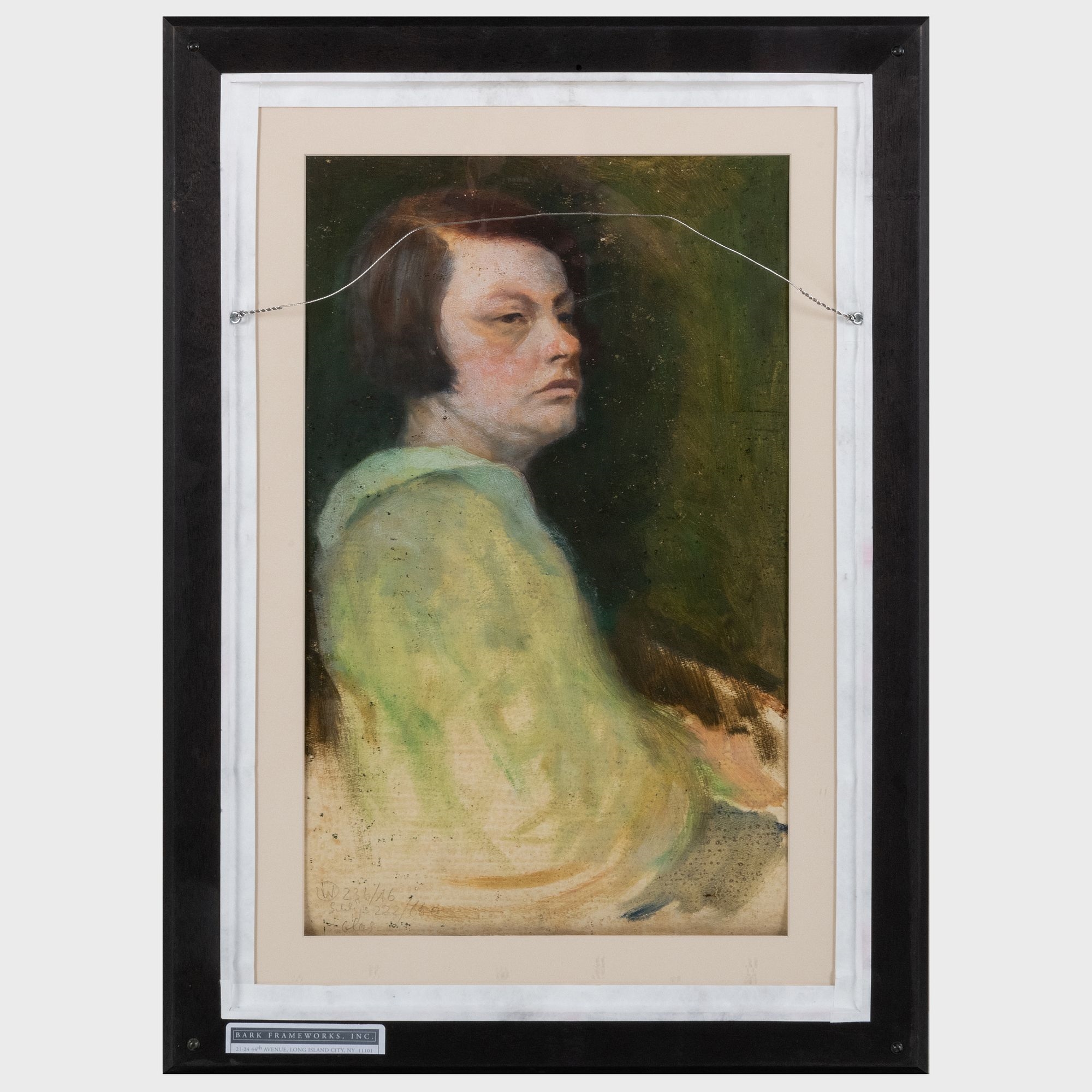 Artwork by Erwin Stolz, Frauenart, Made of Oil on paper