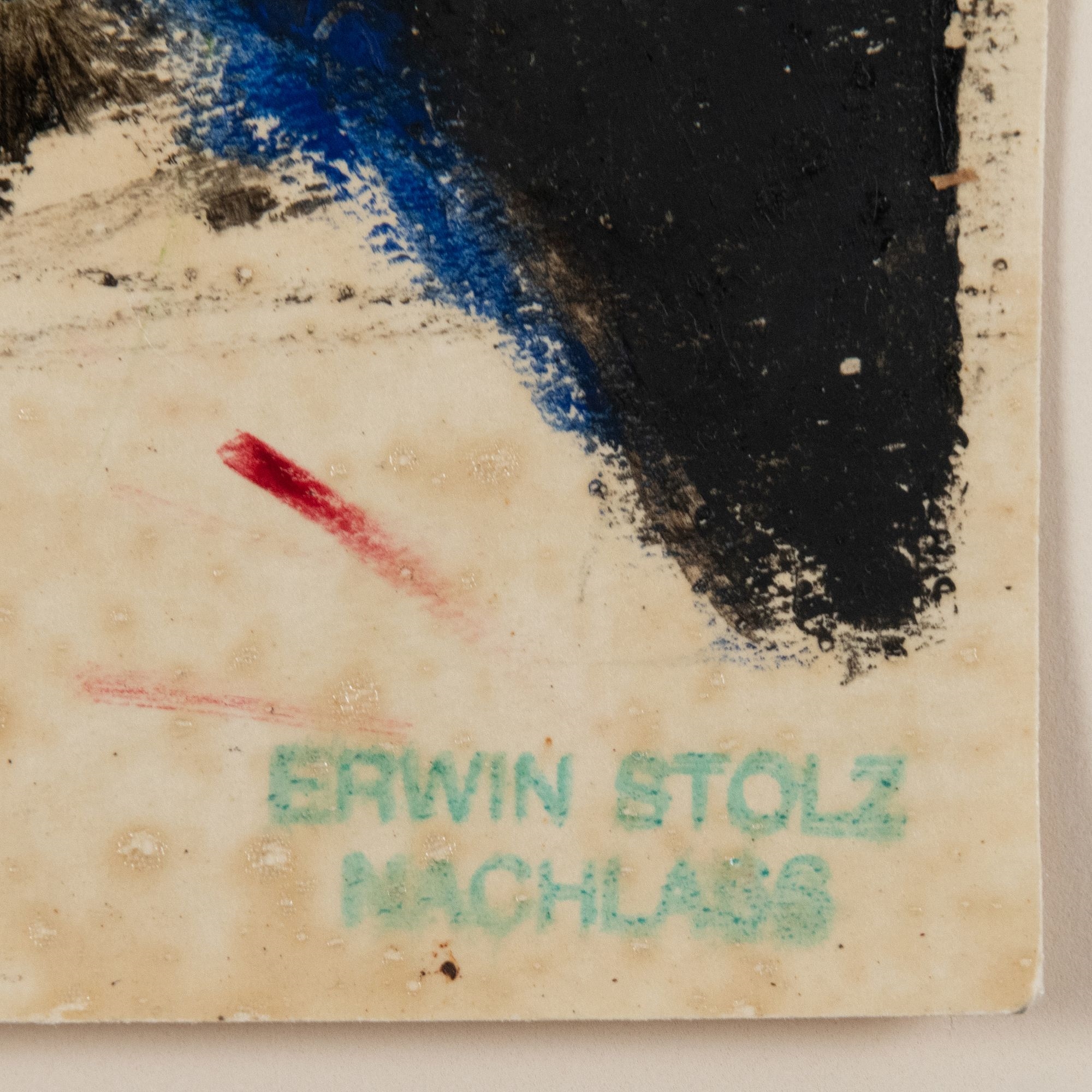 Artwork by Erwin Stolz, Frauenart, Made of Oil on paper