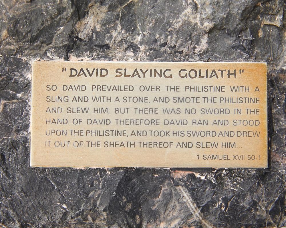 Yaacov Heller | David Slaying Goliath (Late 20th Century) | MutualArt