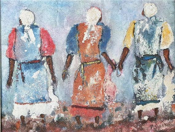 THREE FRIENDS by Peter Sibeko